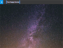 Tablet Screenshot of freehappyhuman.com